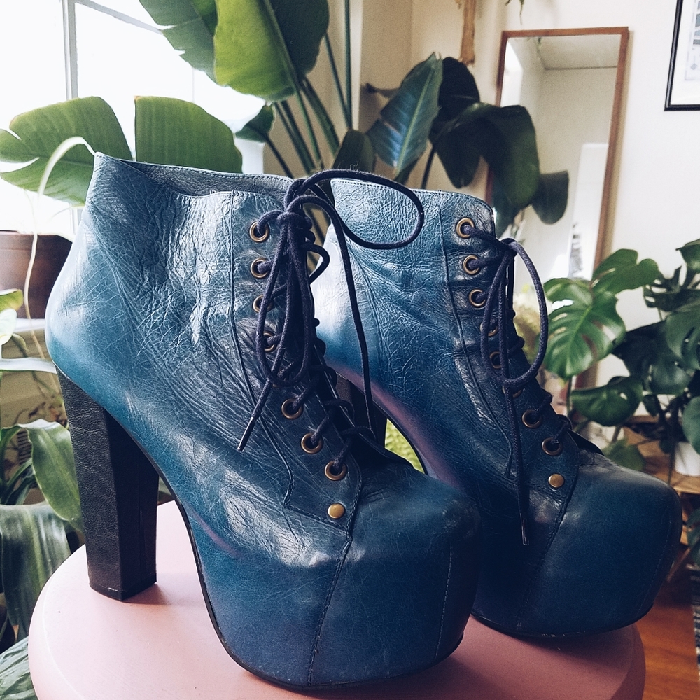 Jeffrey Campbell Lita in blue
